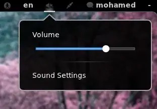 gnome-shell sound menu