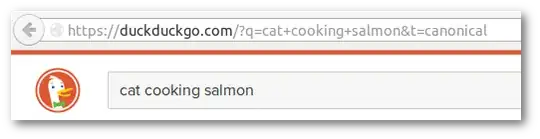 Search made directly by going to DuckDuckGo Search made directly by going to DuckDuckGo