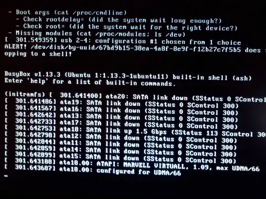 without quiet splash on the linux line