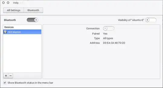 Bluetooth Options Screenshot