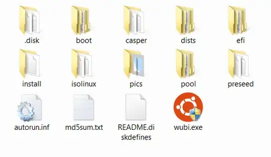 Ubuntu 12.04 desktop install CD viewed with Windows 7 Explorer screenshot of Windows Explorer showing contents of Ubuntu 12.04 install CD