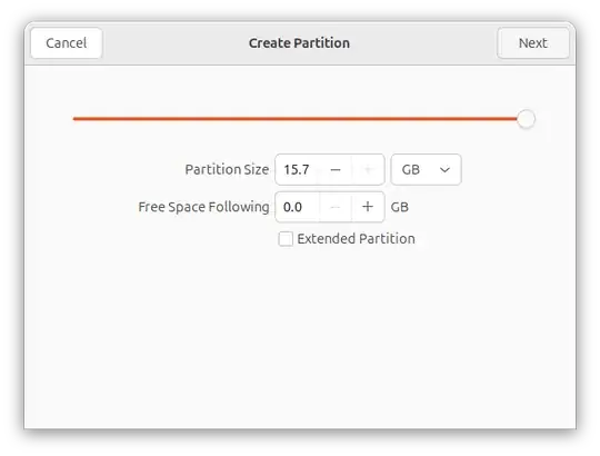 using the Disks utility 5