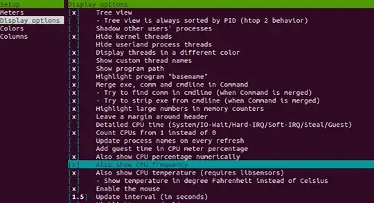 htop display options