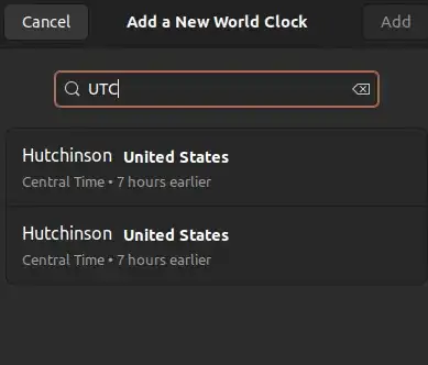 screenshot of search box