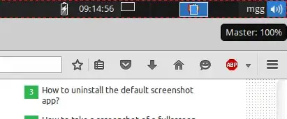 Sound Icon now appears on the top right corner