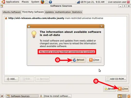 Reload available software