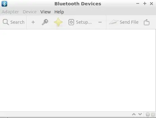all buttons in bluetooth manager are inactive