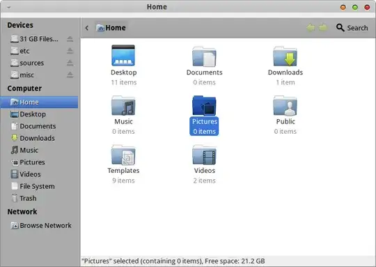 My Home Folder. No Menus are there
