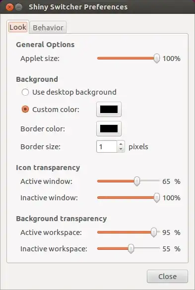 Shiny Switcher Preferences Look