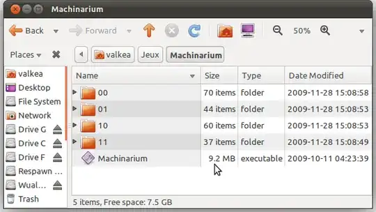 It does works if the executable is started from here