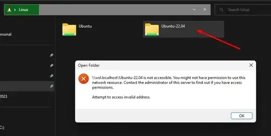 Ubuntu folder in Windows