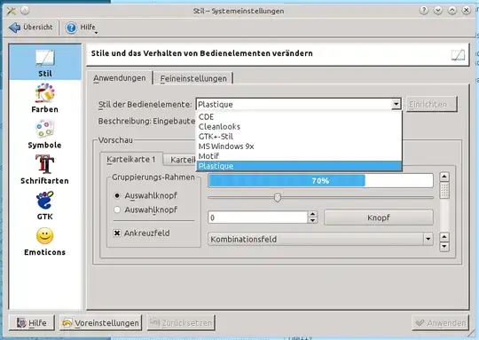 KDE settings manager has missing theme