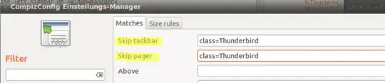 Skip pager and taskbar for Thunderbird