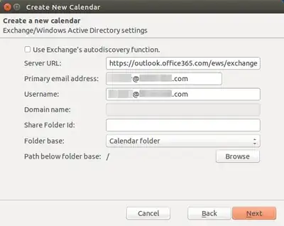 Correctly configured exchange server -- yay
