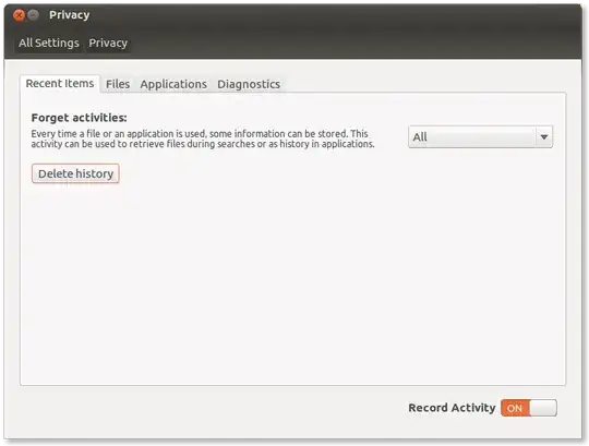 System Settings Privacy Manager in Ubuntu 12.04