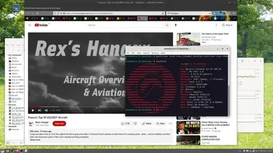Screenshot showing theme with tinted B&W image