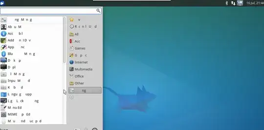 characters missing in menus
