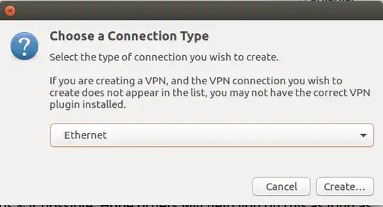 Select Ethernet & click Create