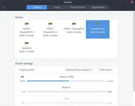 Many new devices listed under sound options