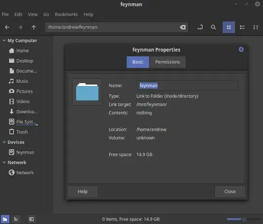 Volume of drive shows nothing