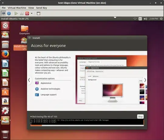 Fetching mirror information fails