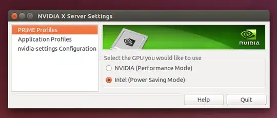 NVIDIA X Server Settings PRIME Profiles