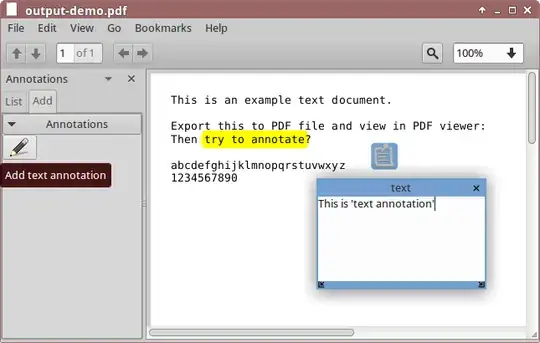 Using annotation in Evince 3.10.3-0ubuntu10