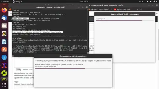 progress bars screenshot