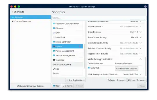 Image of Plasma keyboard settings
