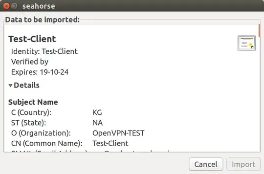 seahorse import greyed out