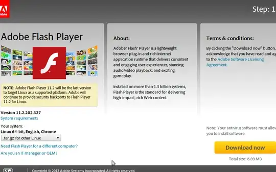 Adobe Flash Player Site from where you can download tar.gz