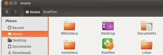 Kuaipan folder in Nautilus