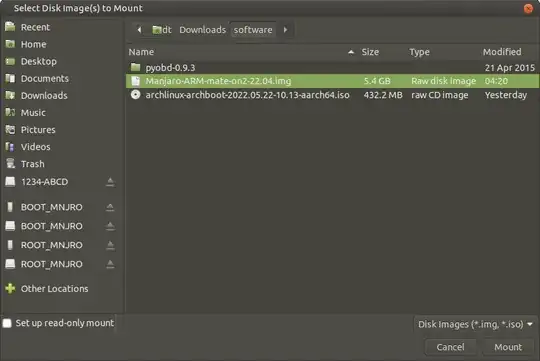 MATE Disk Image Mounter