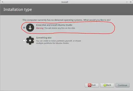 Ubuntu Studio Install Partitioning screen
