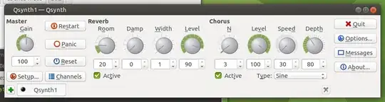 qsynth main window screenshot