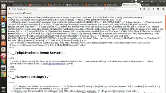 here is my phpmyadmin