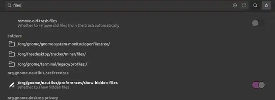 Search for files in dconf-editor Search for files in dconf-editor