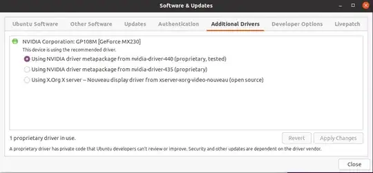 Software & Updates screenshot