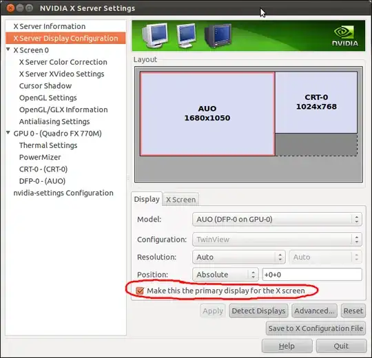 Nvida Display Manager