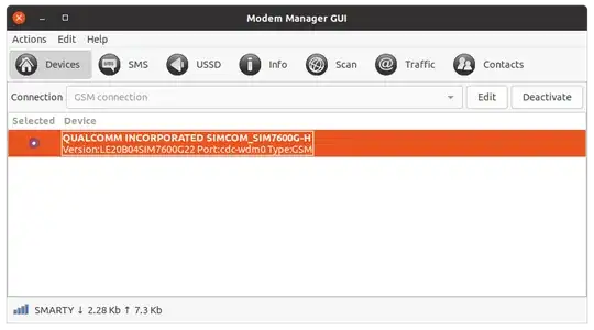 Modem Manager GUI