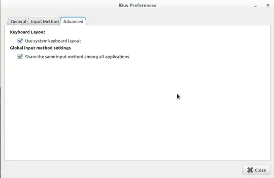 Example of ibus-setup setting