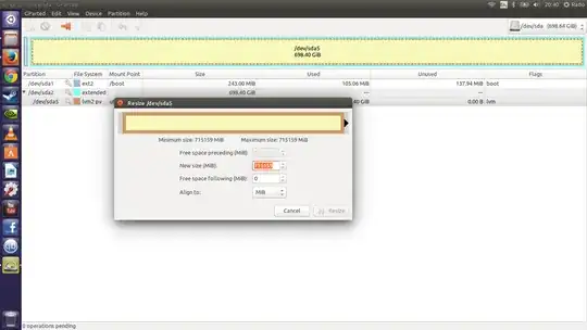 GParted Screen Capture