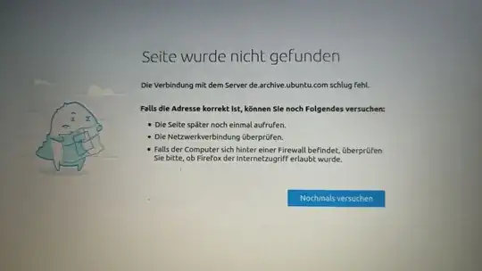 firefox connection fails