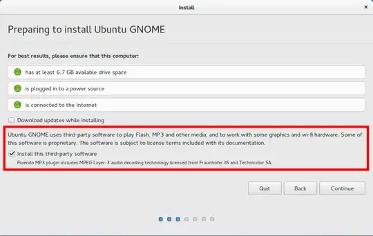 Install this third-party software check box
