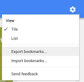 Google Chrome Bookmarks