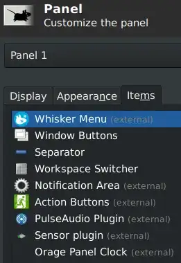 white mouse head on a circular blue background like in the configuration