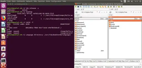 DoubleCommander not showing snaps if installed from PPA on Ubuntu 16.04 LTS