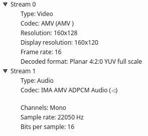 VLC AMV codec