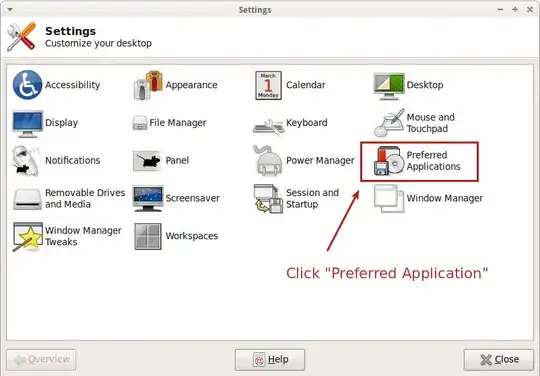 preferred application window
