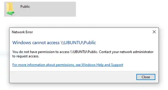 This is the error that I'm getting on Windows.